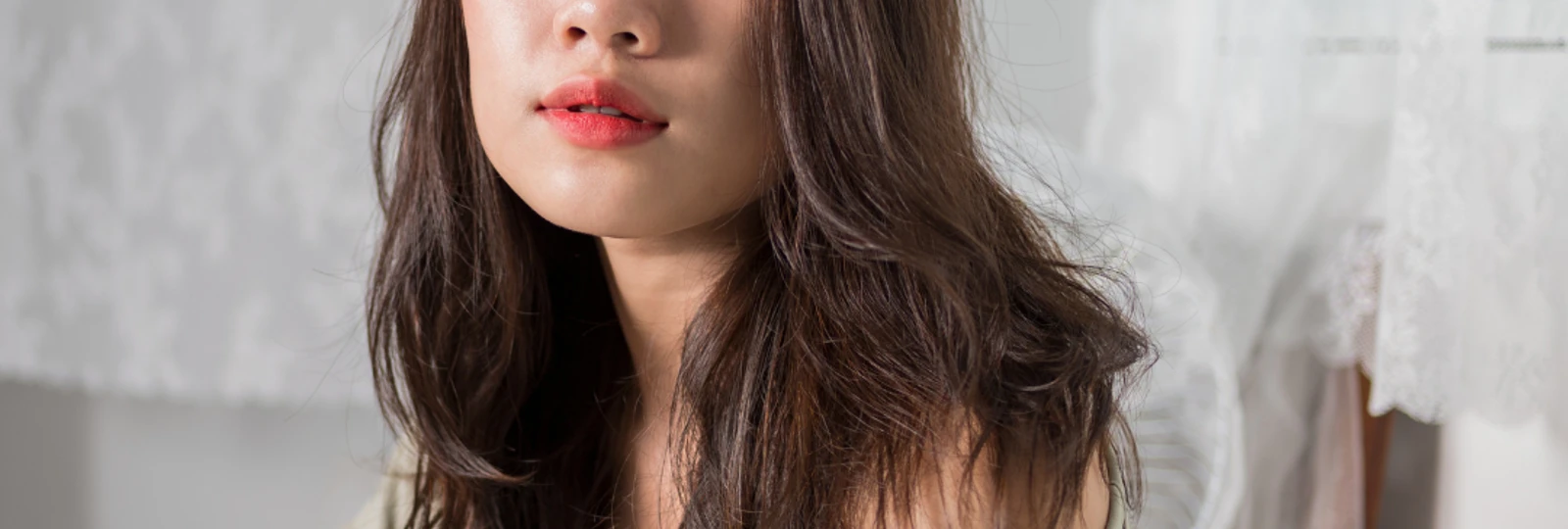 young woman looking at the camera